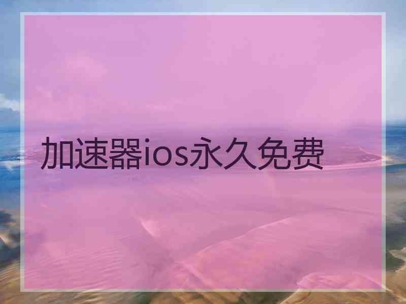 加速器ios永久免费